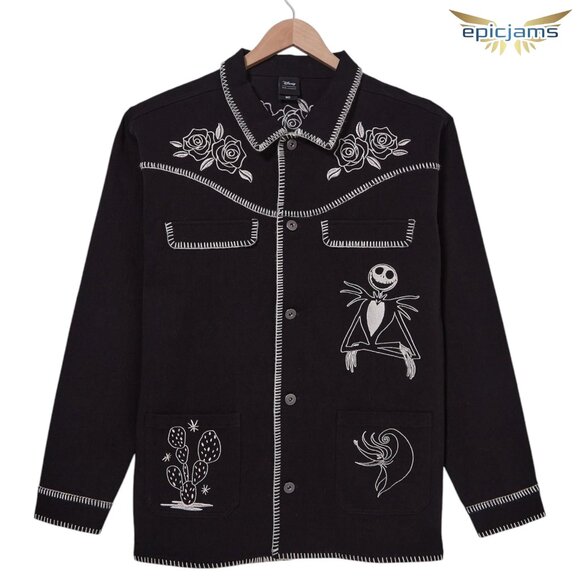 Disney The Nightmare Before Christmas Jack Skellington Western Stitched Jacket